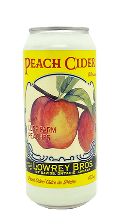 Lowrey Bros. Peach Cider - Cans